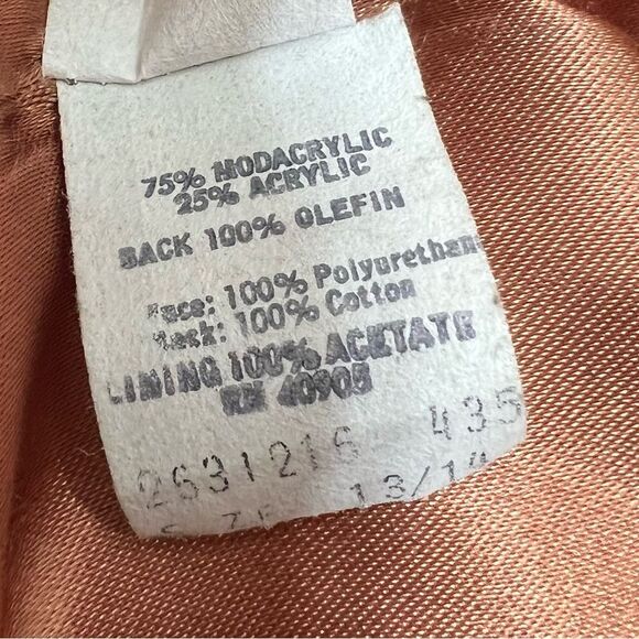 Vintage 80’s Faux Fur Coat Grey Cream White Pelted Jacket Mob Wife Size 14 - Picture 9 of 13